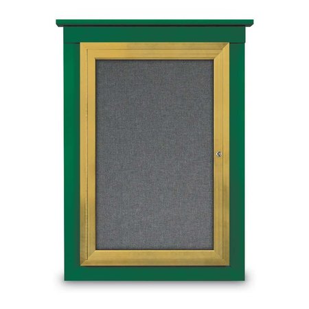 UNITED VISUAL PRODUCTS Sliding Glass Enclosed Letterboard, 96"x4, UV9009ACS-SATIN-WHITE UV9009ACS-SATIN-WHITE